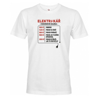 Pánské tričko pro elektrikáře - Hodinová sazba