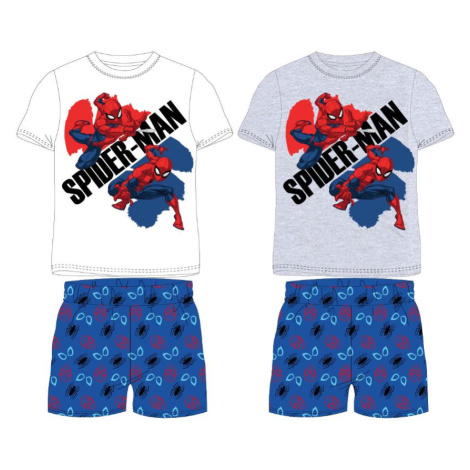 Spider Man - licence Chlapecké pyžamo - Spider-Man 52041284, světle šedý melír Barva: Šedá
