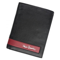 Pierre Cardin Pánská kožená peněženka Pierre Cardin CB TILAK26 2326 RFID černá + červená
