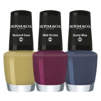 Dermacol - Lak na nehty mini - limitovaná edice - Lak na nehty mini Dark Purple č.01