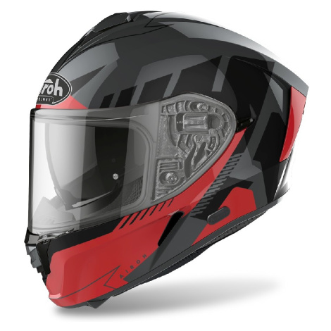AIROH SPARK RISE SPRI55 - integrální červená moto helma