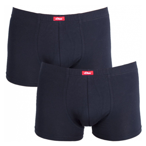 2PACK pánské boxerky S.Oliver černé (26.899.97.2937.9999)