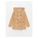 LC Waikiki Hooded Basic Girl's Trench Coat