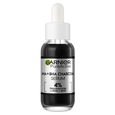 Garnier Sérum proti nedokonalostem pleti AHA + BHA Charcoal (Serum) 30 ml