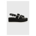 Sandály Liu Jo ABA 20 dámské, černá barva, na platformě, SA3101P010222222