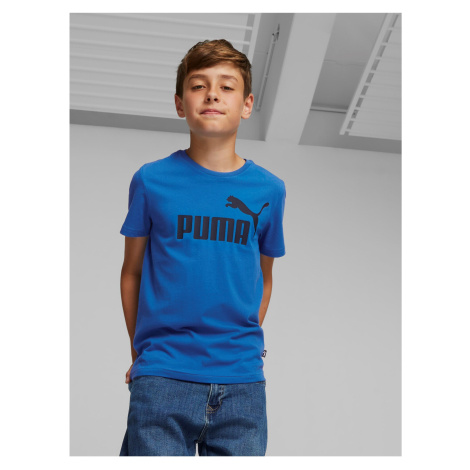 Modré klučičí tričko Puma ESS - Kluci