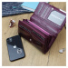 Dámská kožená peněženka Gregorio GF-106 fialová