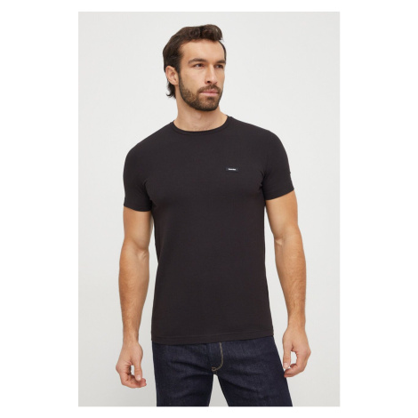 Tričko Calvin Klein černá barva, K10K112724