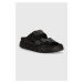 Kožené pantofle Birkenstock BIRKENSTOCK X PAPILLIO Arizona Chunky Exq dámské, černá barva, 10245