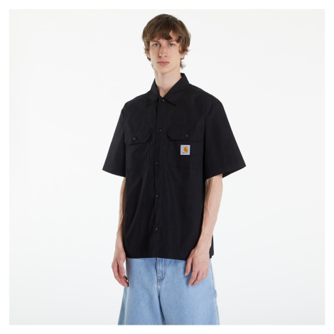 Košile Carhartt WIP Short Sleeve Craft Shirt UNISEX Black