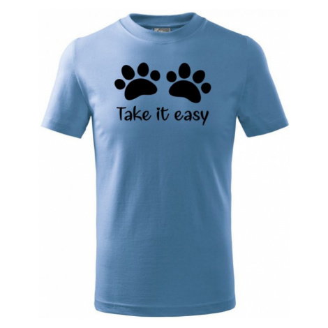 Dětské tričko - Ťapky - Take it easy