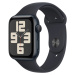 Apple Apple Watch SE (2023) Cellular 44mm sportovní silikonový řemínek temně inkoustový M/L