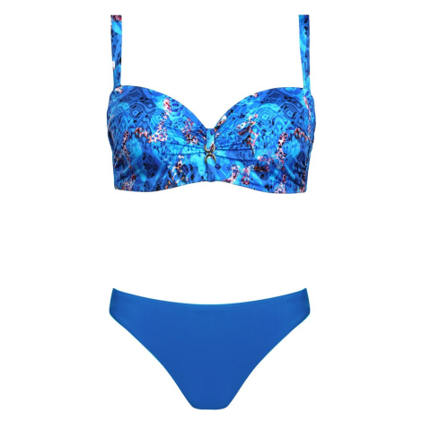 Dvoudílné plavky Self S730 Bora Bora 2 Modrá | dámské plavky