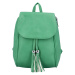 Stylový dámský koženkový batoh Gyda, zelená