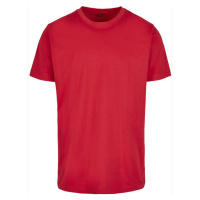 Build Your Brand Pánské tričko s kulatým výstřihem BY004 City Red