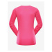 Růžové dětské rychleschnoucí tričko ALPINE PRO MILDO
