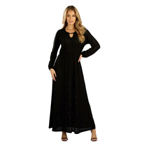 Dámské šaty s dlouhým rukávem Litex 5E031 | černá