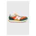 Dětské sneakers boty New Balance GS237EE oranžová barva