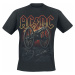 AC/DC About To Rock Canon Red Tričko černá