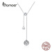 Stříbrný náhrdelník s dvojitým přívěskem rodinný strom SCN106 LOAMOER