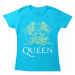 Queen tričko, Crest Lady Indigo Blue, dámské