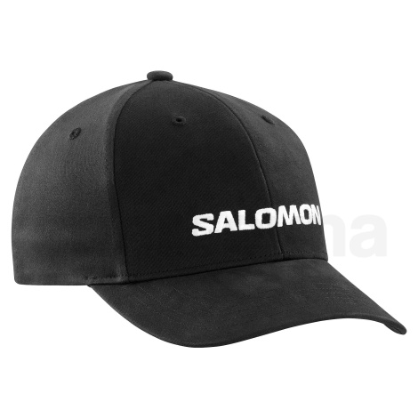 SALOMON Logo Cap Black Černá
