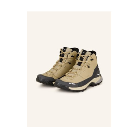 Salewa Turistické Boty Puez Leather Mid Ptx béžová/ černá
