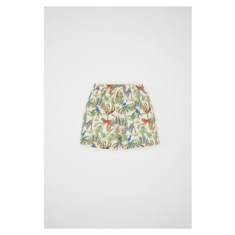 DEFACTO Baby Boy Nature Printed Swim Shorts