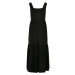 Ladies 7/8 Length Valance Summer Dress - black