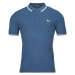 Fred Perry TWIN TIPPED FRED PERRY SHIRT Modrá