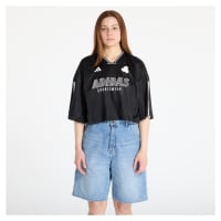 Dres adidas Tiro Cut 3 Stripes Oversized Mesh Jersey Black/ White