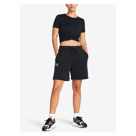 Černé dámské kraťasy Under Armour UA Essl Flc Relax BF Short