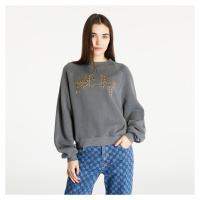 Tommy Jeans Relaxed Fit Leo Print Crewneck Gray