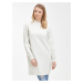 Bílé dámské mikinové šaty sweatshirt GAP