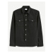Černá džínová košile modern fit Celio Cadenlo