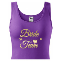 Dámské tričko pro tým nevěsty Bride Team- ideální rozlučková trička