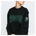 Mikina Wasted Paris Fire Cult Crew Neck Black