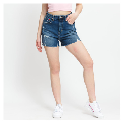 TOMMY JEANS Mom Short mid blue
