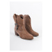 Capone Outfitters Suede Pull-On Women's Cowboy Boots