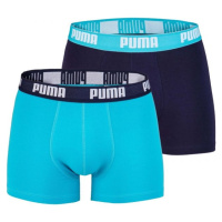 Puma BASIC 2P Pánské boxerky, tyrkysová, velikost