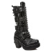 boty na podpatku dámské - Itali Negro - NEW ROCK - M.8342-C8