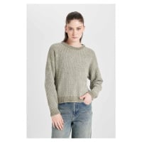 DEFACTO Regular Fit Crew Neck Knitwear Sweater