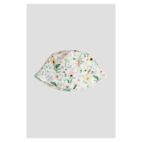 H & M - Keprový klobouček bucket's potiskem - bílá