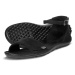 Leguano JARA Black | Dámské barefoot sandály