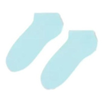 Steven 052 světle modré Kotníkové ponožky