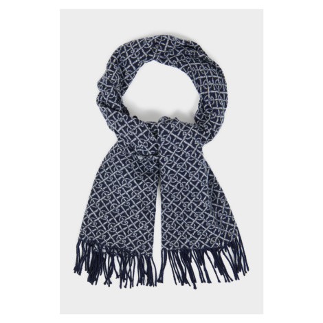 ŠÁLA GANT G PATTERN SCARF modrá