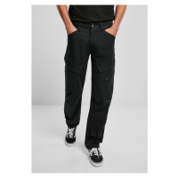 Adven Slim Fit Cargo Pants černé