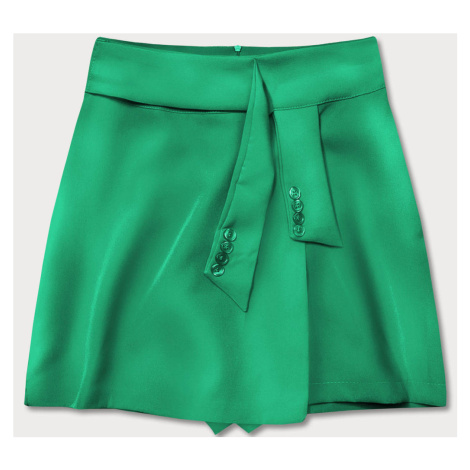 Zelená kalhotová sukně (S062) Made in Italy