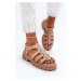Dámské římské sandály béžová Rosarose