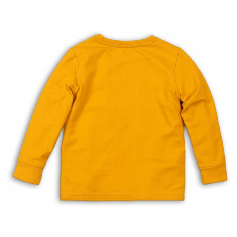 Tričko chlapecké bavlněné s dlouhým rukávem, Minoti, LIMIT 7, žlutá